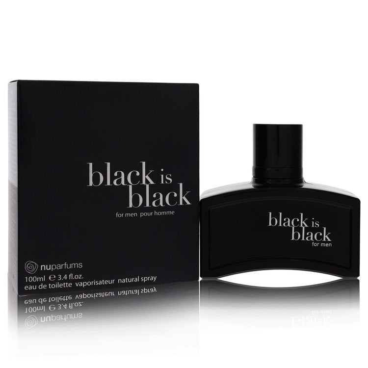 Black Is Black Eau De Toilette Spray By Nu Parfums