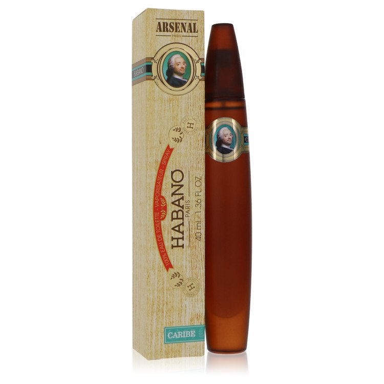 Habano Caribe Eau De Toilette Spray by Gilles Cantuel 40 ml