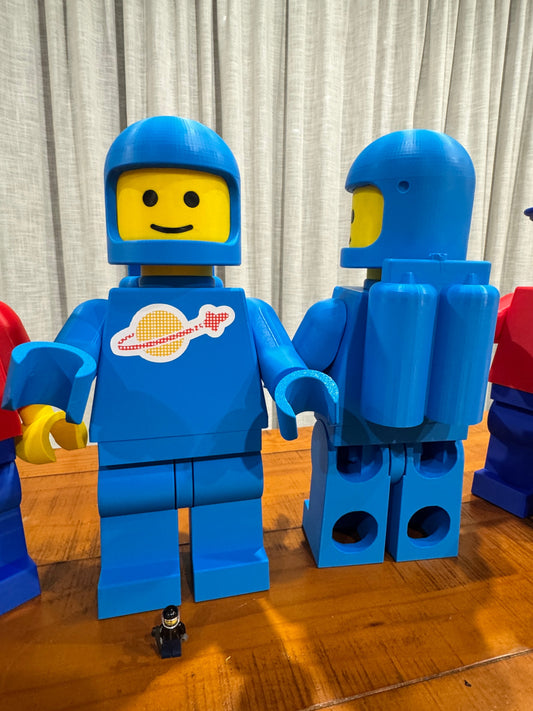 Giant Lego Space Minifigure Blue 400mm