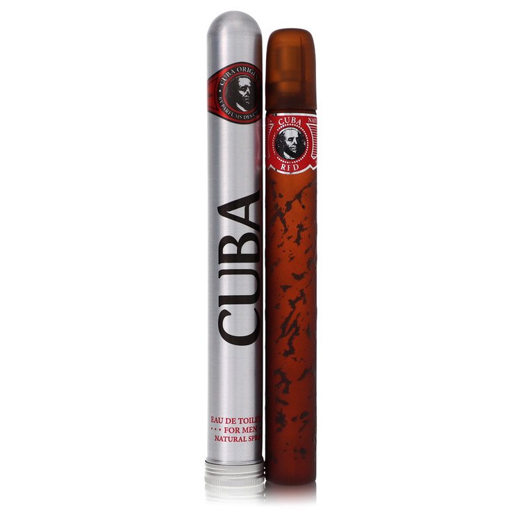 Cuba Red Eau De Toilette Spray by Fragluxe 34 ml