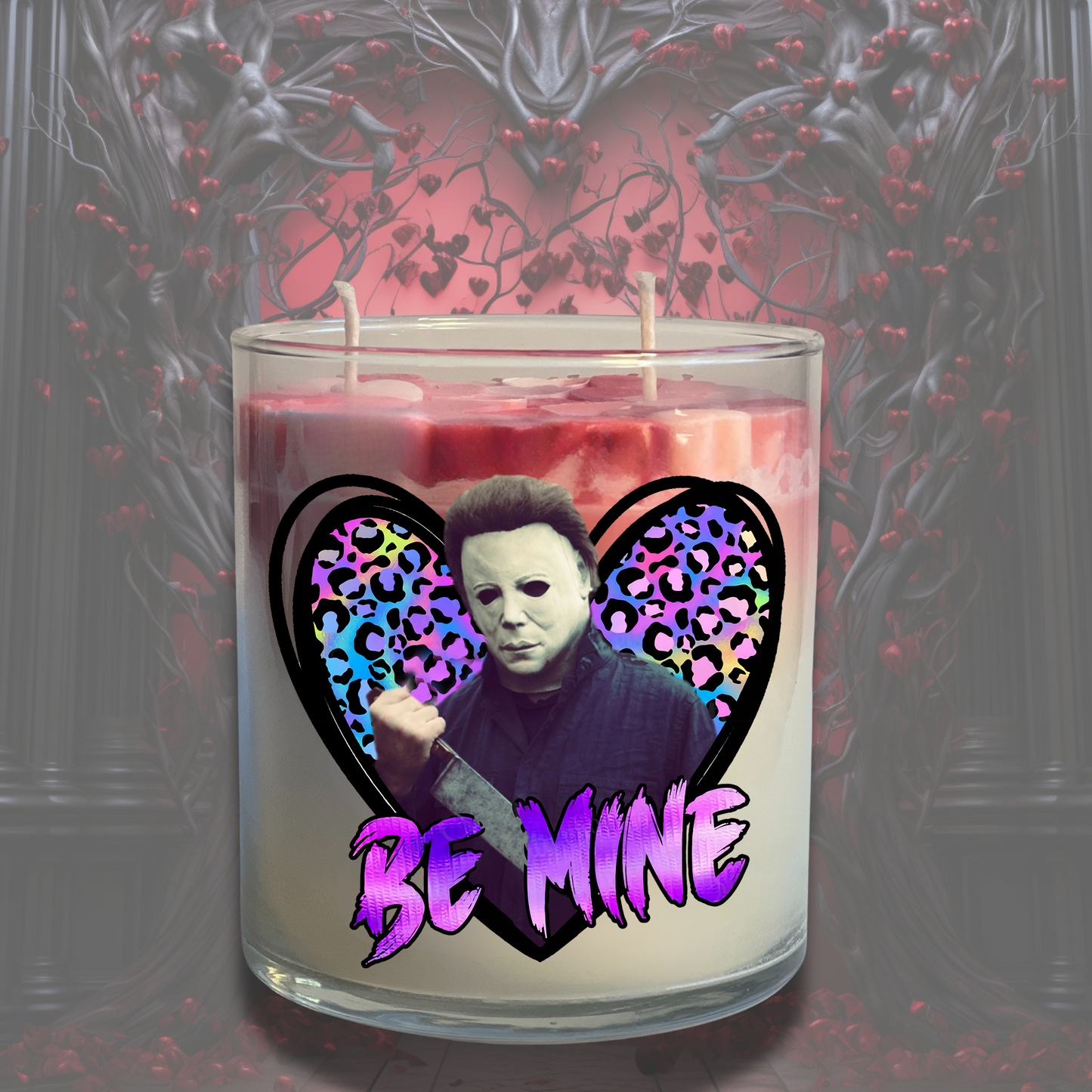 Valentine's Day Horror Candle