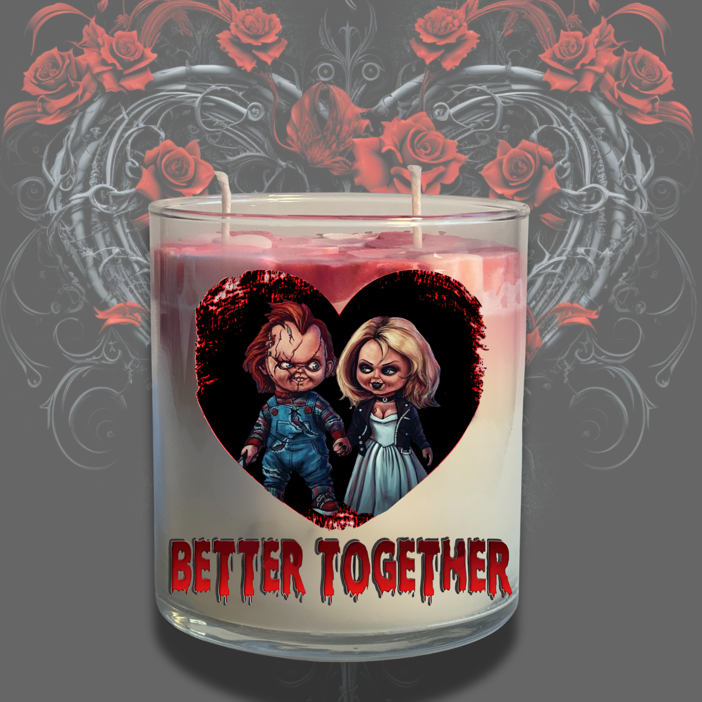 Valentine's Day Horror Candle