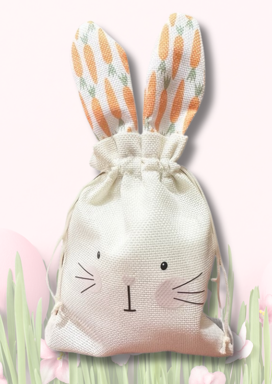 Easter Bunny Carrot Ear Gift Bags