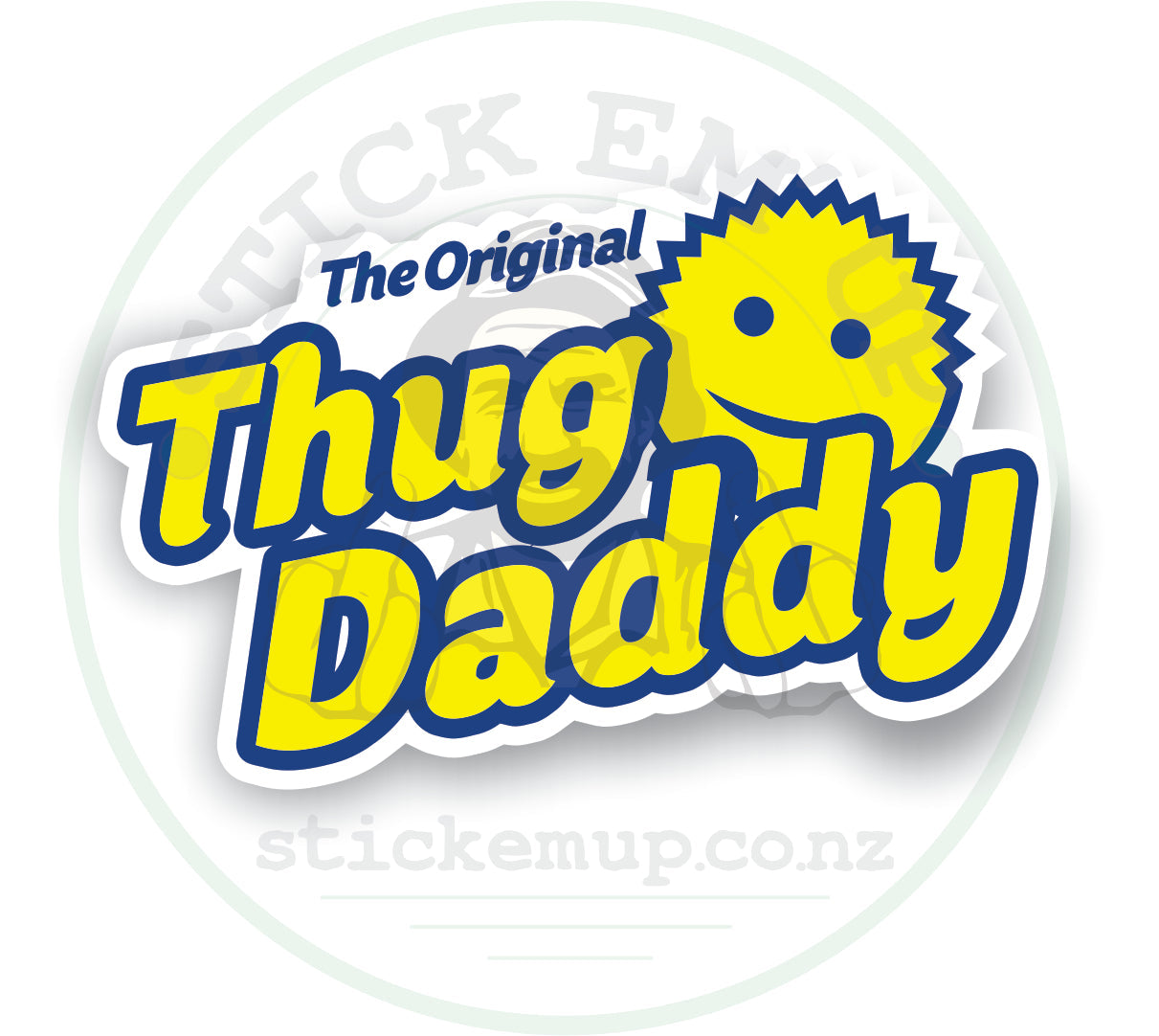 Thug Daddy Sticker – From Scrubbin’ to Thuggin’ 💀🧽🔥