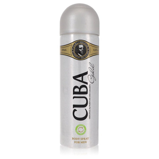 Cuba Gold Deodorant Spray (unboxed) by Fragluxe 200 ml