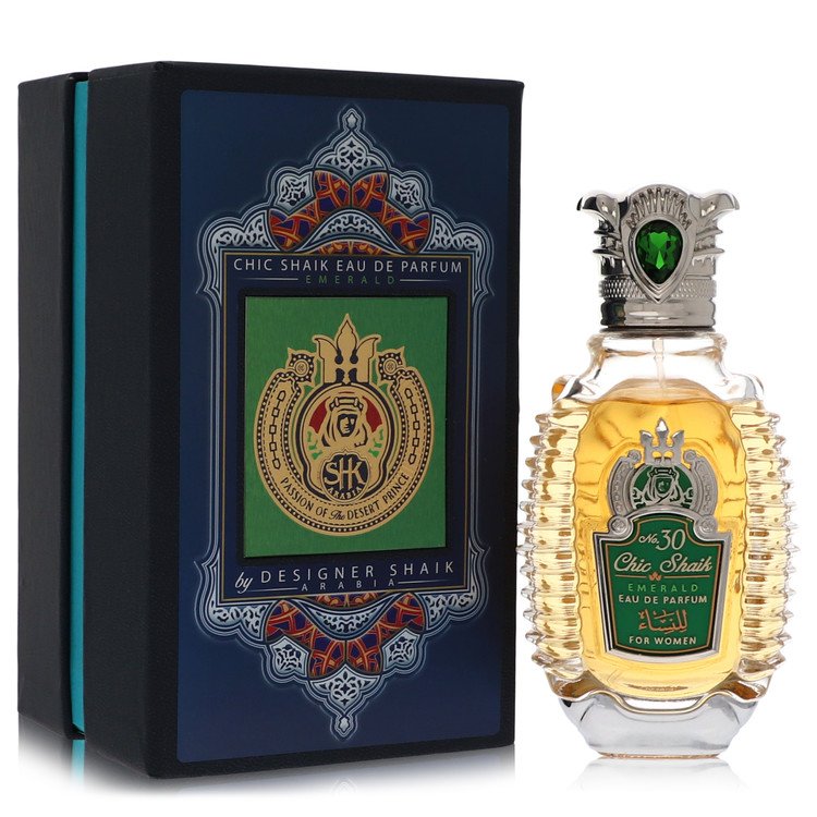 Chic Shaik Emerald No. 30 Eau De Parfum Spray by Shaik 80 ml