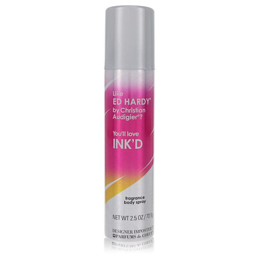 Designer Imposters Inkd Body Spray by Parfums De Coeur 75 ml