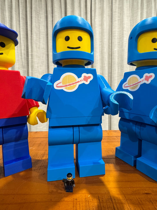Giant Lego Space Minifigure Blue 400mm