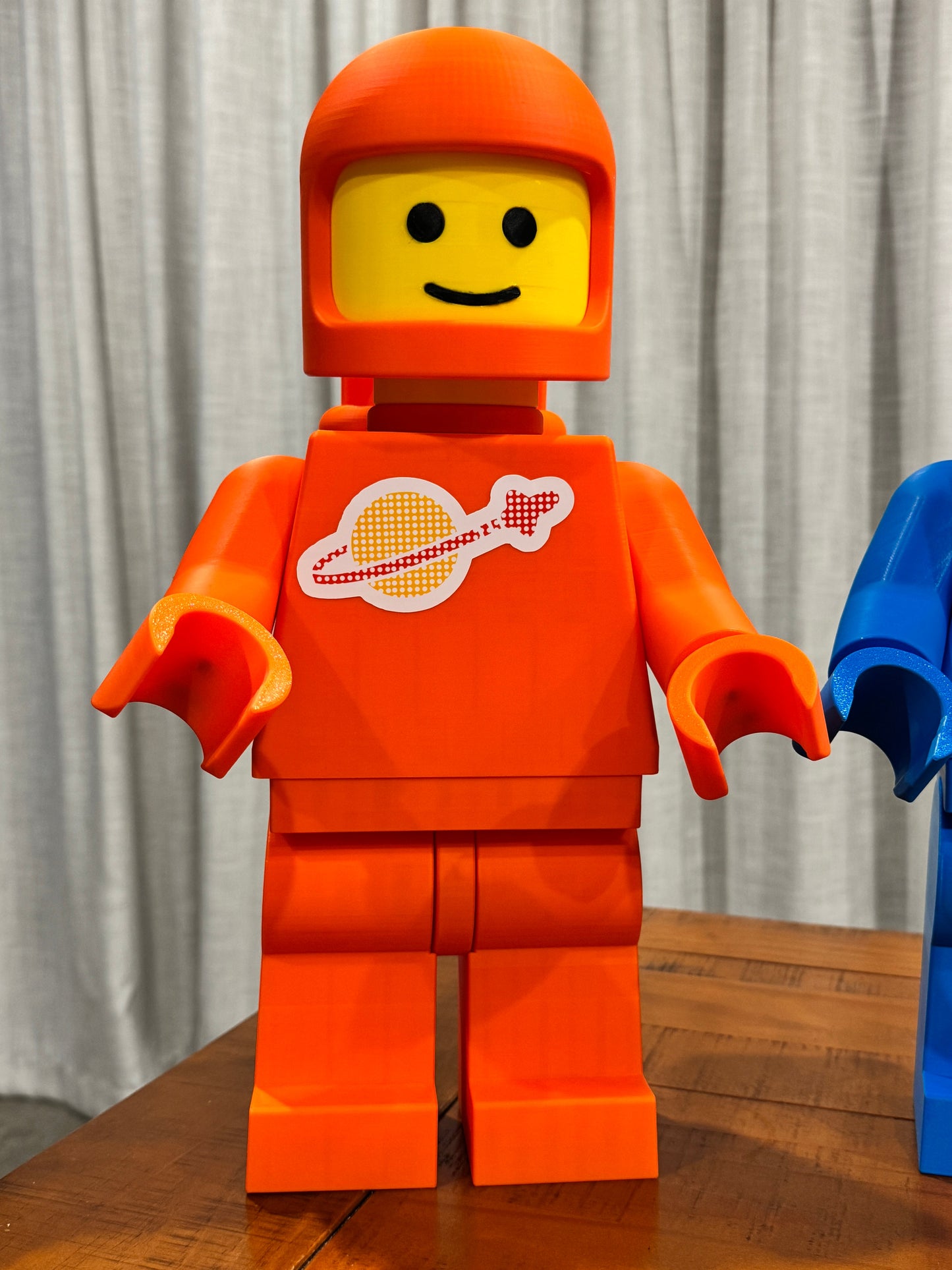 Giant Lego Space Minifigure Orange 400mm