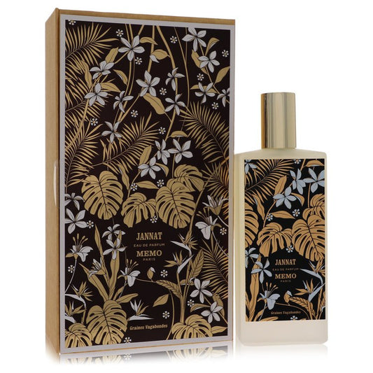 Jannat Eau De Parfum Spray (Unisex) by Memo 75 ml