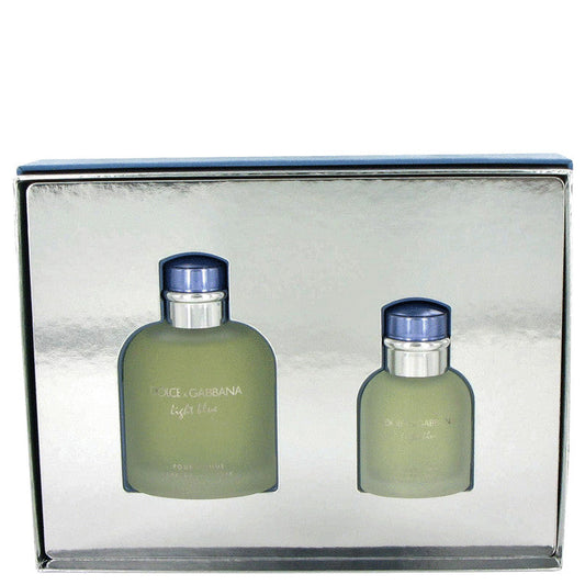 Light Blue Gift Set - 4.2 oz Eau De Toilette Spray + 1.3 oz Eau De Toilette Spray by Dolce & Gabbana --