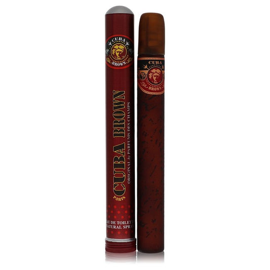 Cuba Brown Eau De Toilette Spray by Fragluxe 35 ml