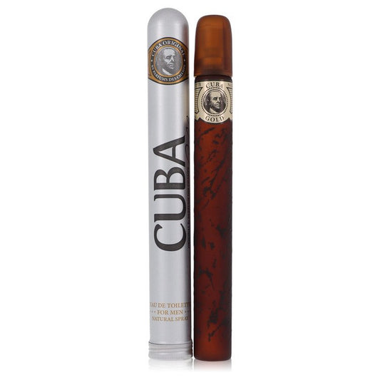 Cuba Gold Eau De Toilette Spray by Fragluxe 34 ml