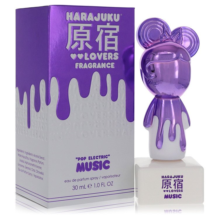 Harajuku Lovers Pop Electric Music Eau De Parfum Spray by Gwen Stefani 30 ml