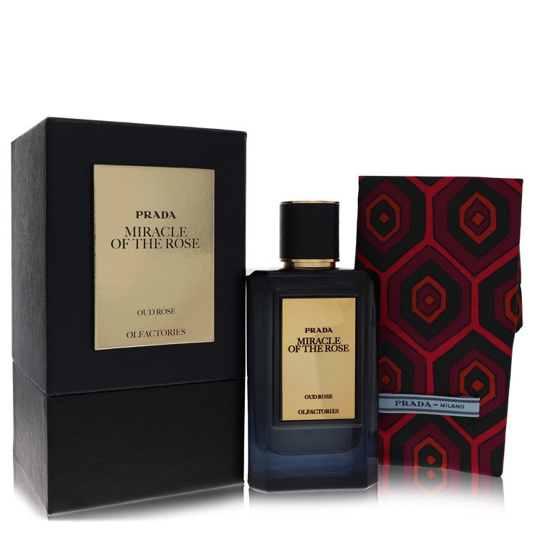 Prada Olfactories Miracle Of The Rose Eau De Parfum Spray with Free Gift Pouch by Prada 100 ml