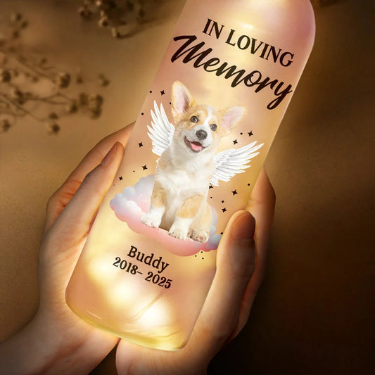 Custom Photo Your Light Will Always Shine In My Heart - Personalized Bottle Light