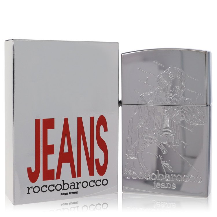 Roccobarocco Silver Jeans Eau De Toilette Spray (new packaging) By Roccobarocco