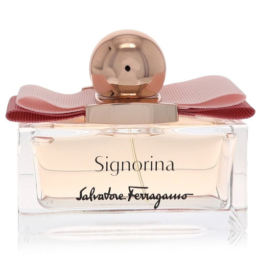 Signorina Eau De Parfum Spray (unboxed) by Salvatore Ferragamo 50 ml