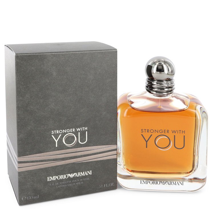 Stronger With You Eau De Toilette Spray by Giorgio Armani 151 ml