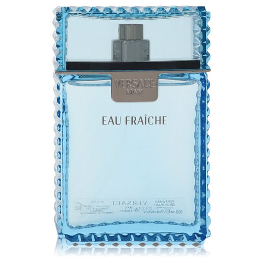 Versace Man Eau Fraiche Eau De Toilette Spray (Blue unboxed) by Versace 100 ml