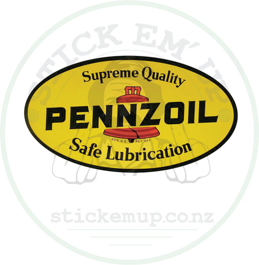 Pennzoil Retro Sticker